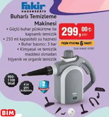 FAKİR HAUSGRATE BUHARLI TEMİZLEME MAKİNESİ FAKİR HAUSGRATE BUHARLI TEMİZLEME MAKİNESİ